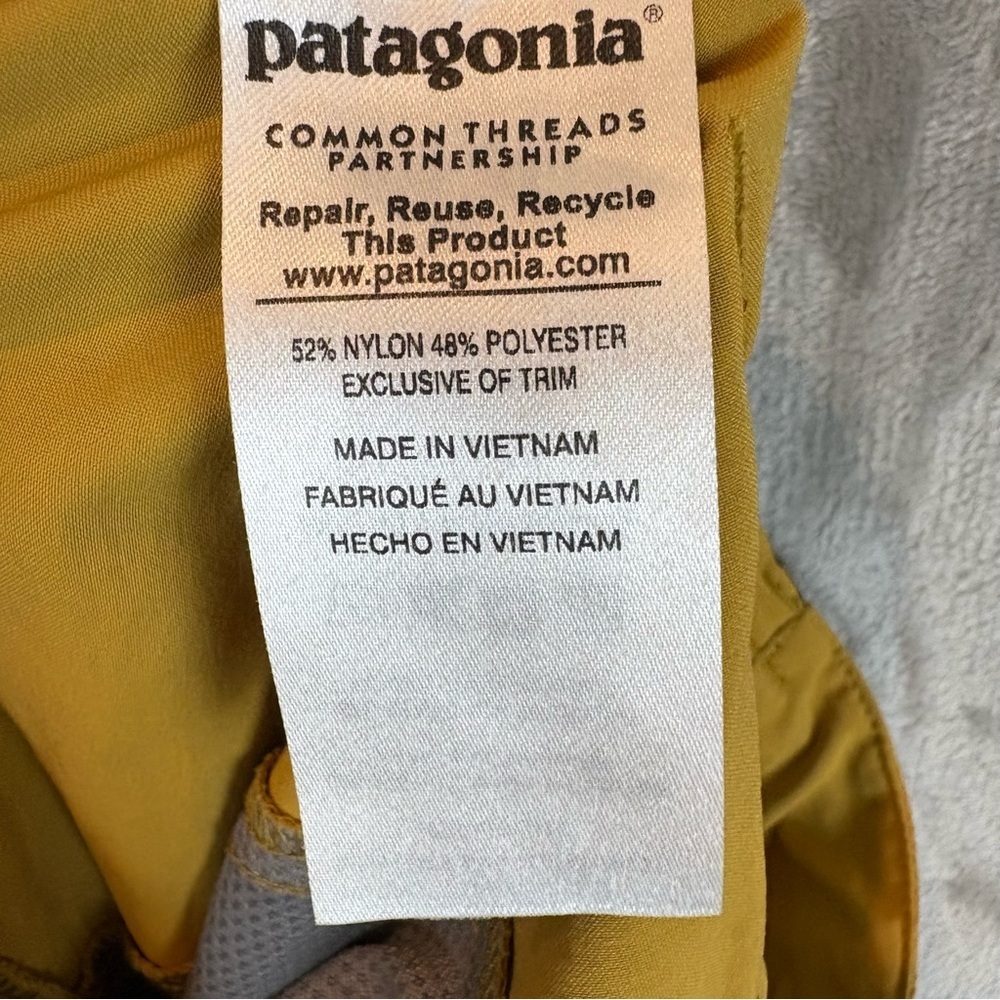 Patagonia W’s RPS Rock Pants Yellow Gold Sz 6 - Picture 9 of 10